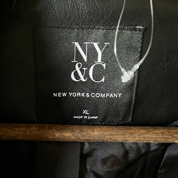 New York and Co Studded Biker Jacket - Picture 2 of 3